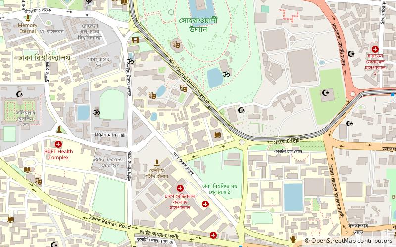 Institute of Statistical Research and Training location map