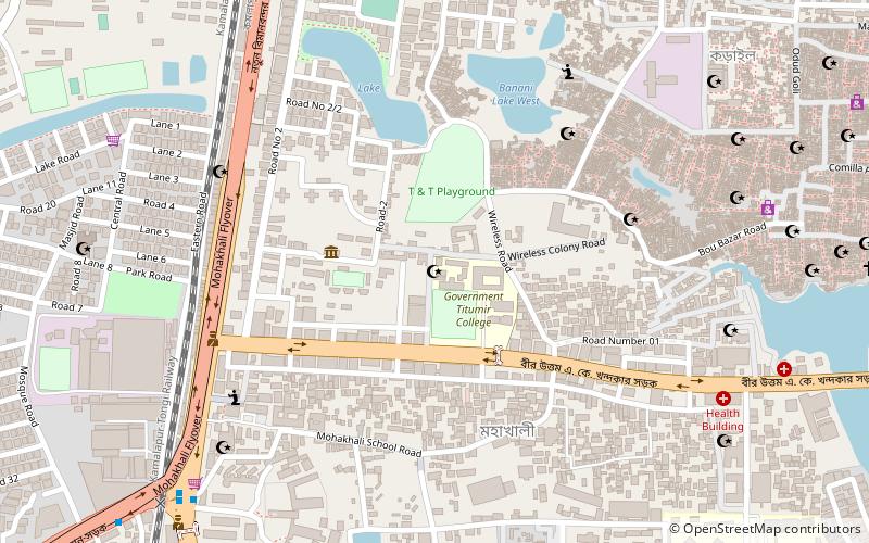 government titumir college dacca location map