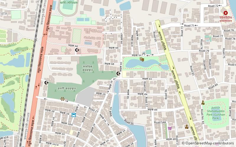 Gulshan-Society-Moschee location map