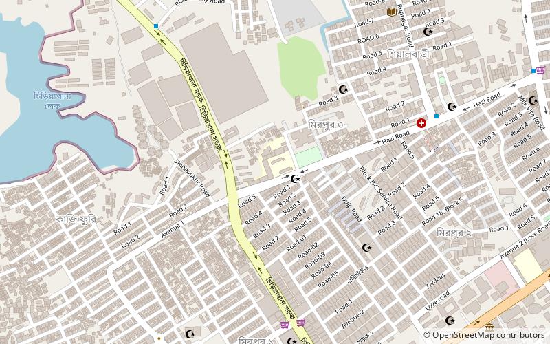 dhaka commerce college location map