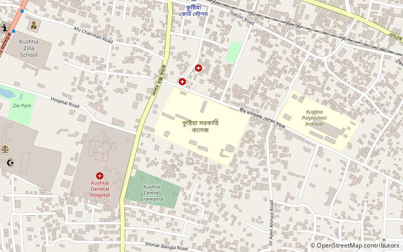Kushtia Government College location map