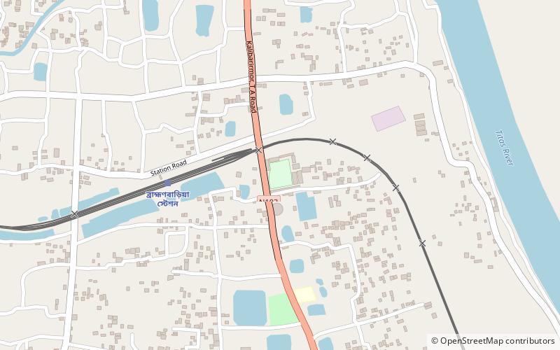 brahmanbaria government college location map