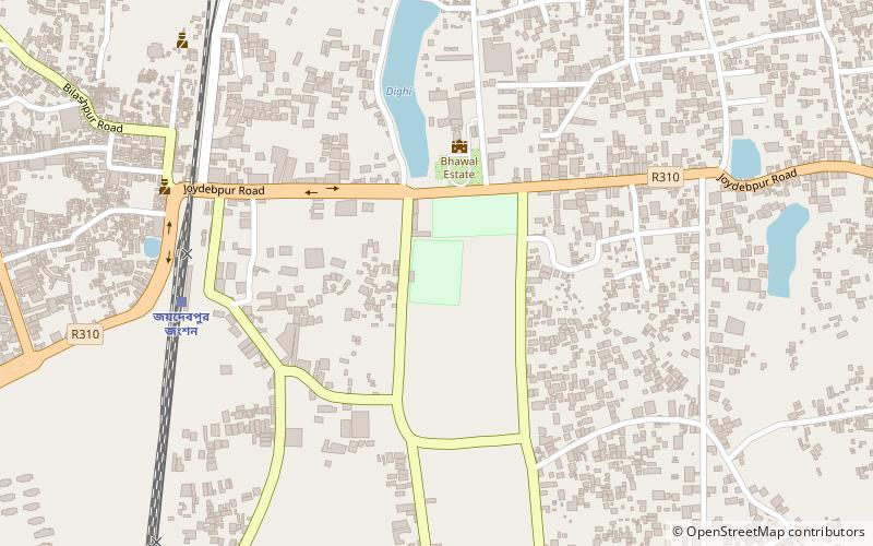 shaheed barkat stadium gazipur location map
