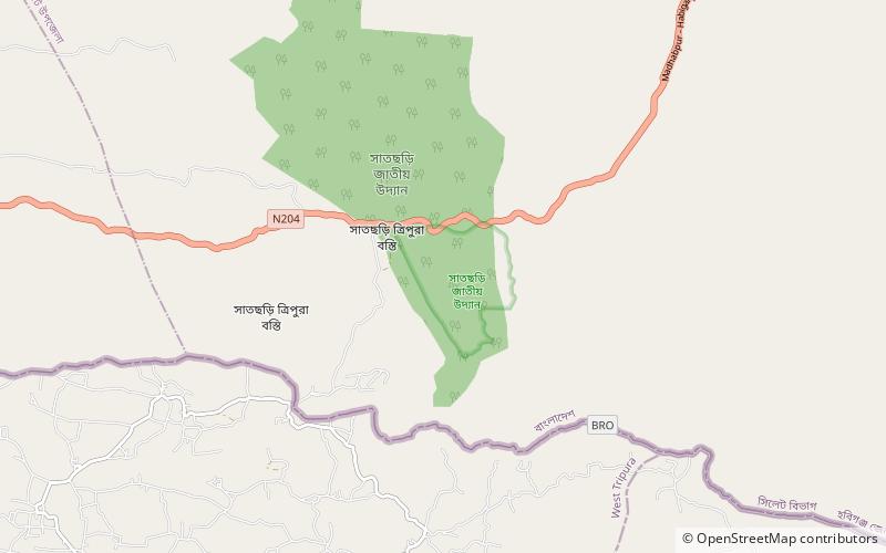Satchari National Park location map