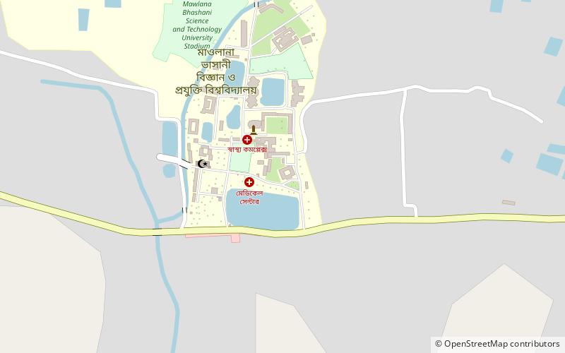 Mawlana Bhashani Science and Technology University location map
