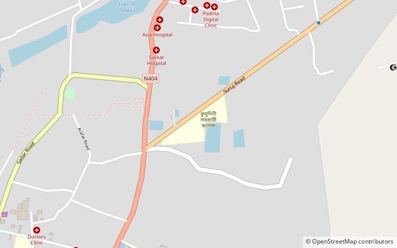 kumudini college tangail location map