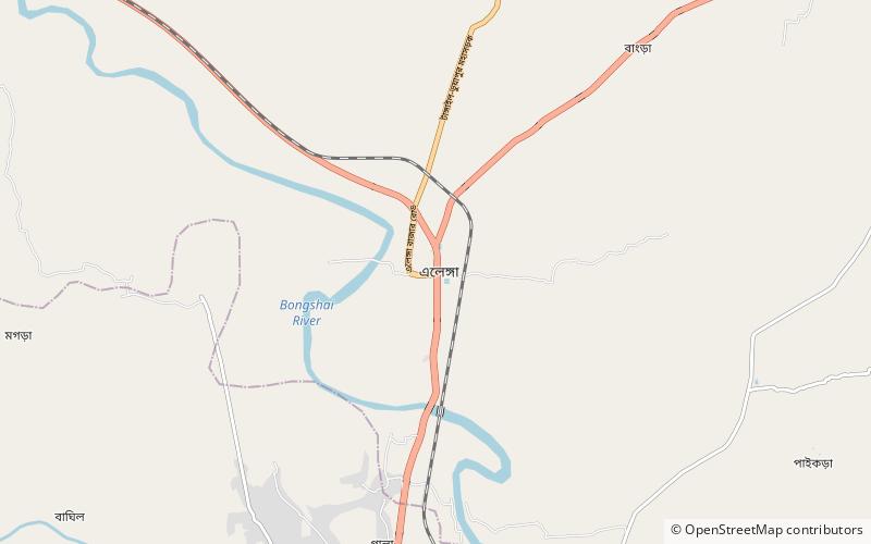 Elenga location map