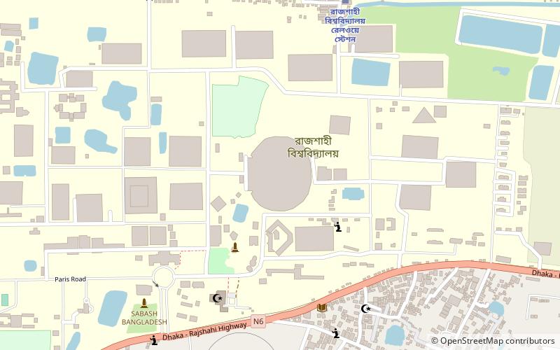 Rajshahi University Stadium location map