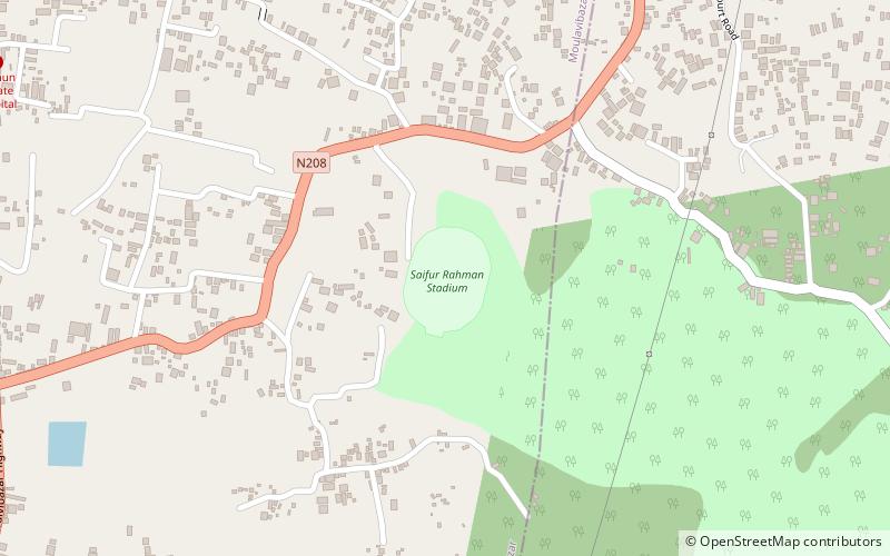 saifur rahman stadium maulvi bazar location map