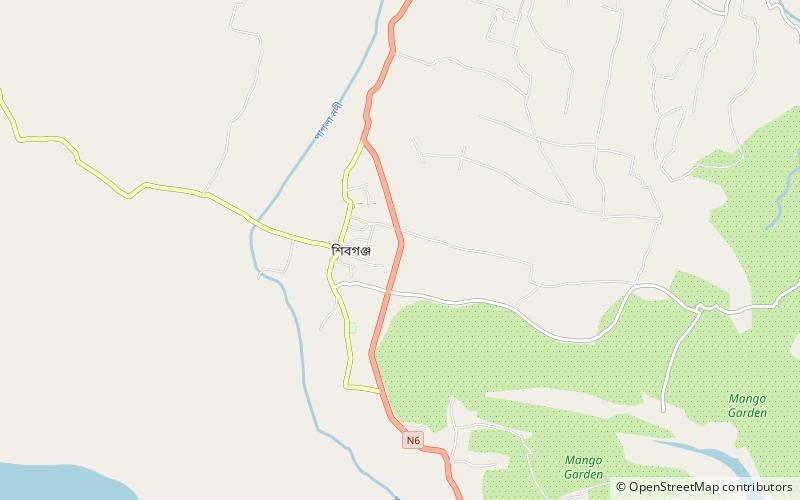 shibganj upazila nobabgondzo location map