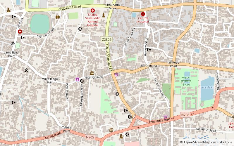 players zone sylhet location map