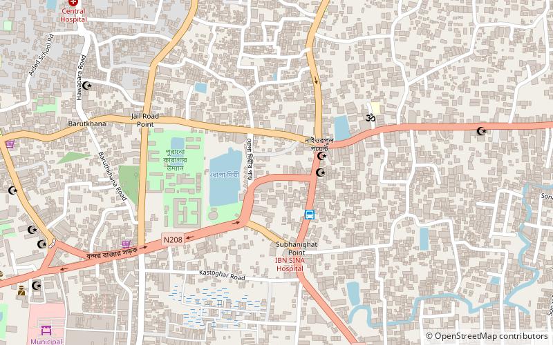 Osmani Museum location map