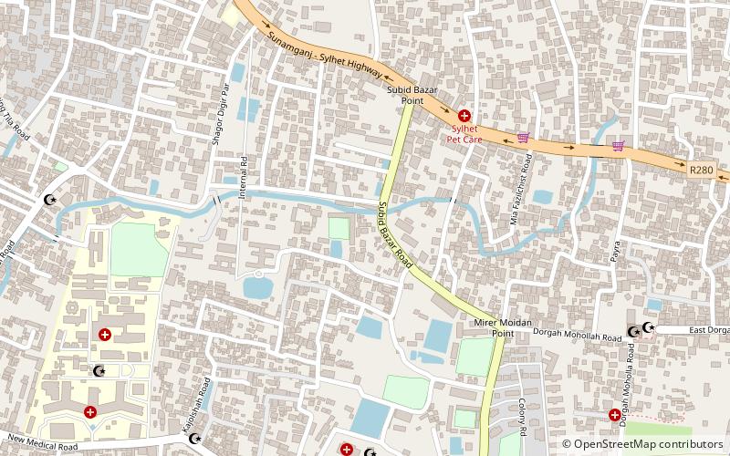 srihatta sanskrit college sylhet location map
