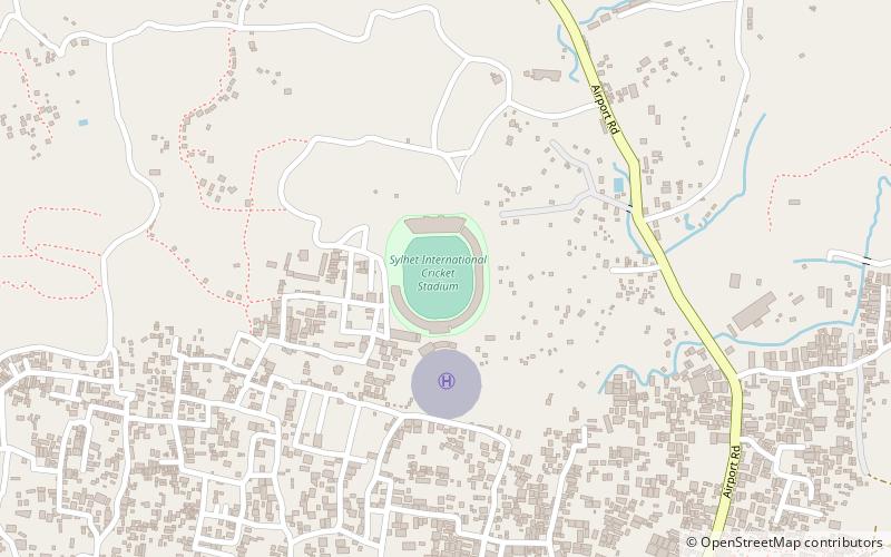 Sylhet Divisional Stadium location map