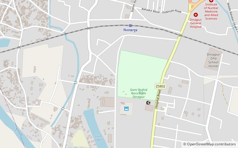 gor e shahid eidgah maidan dinajpur location map