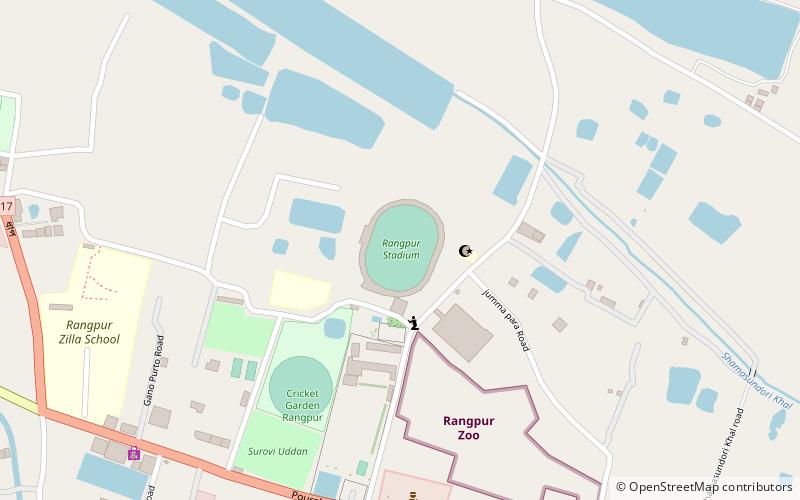 rangpur stadium location map
