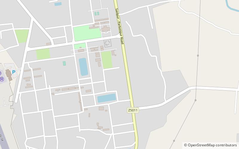 saidpur cantonment saiyadpur location map