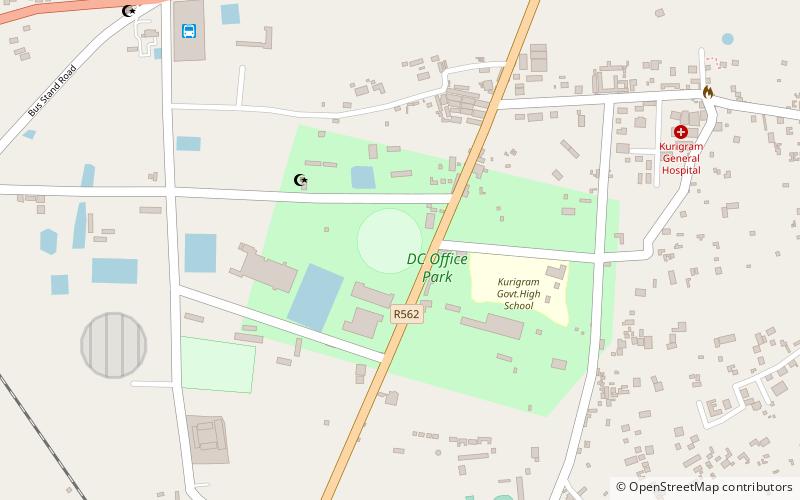 kurigram stadium location map