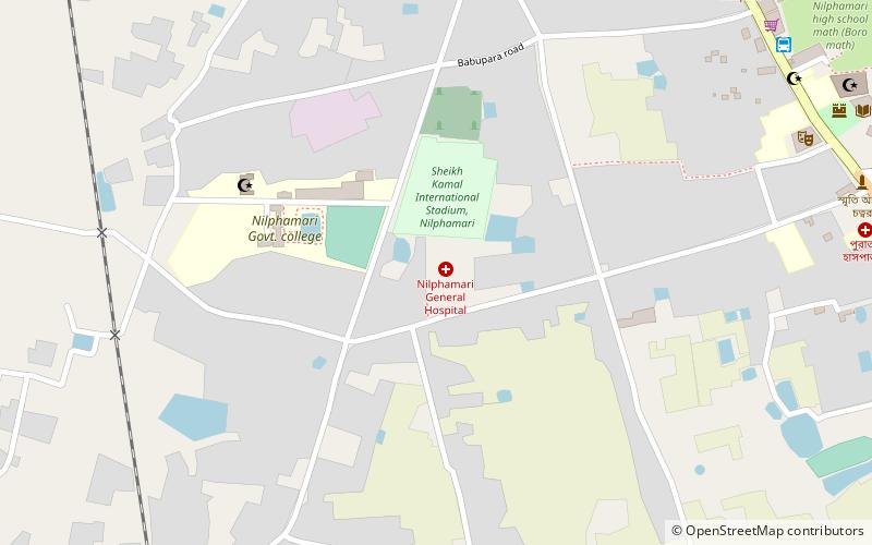 Nilphamari Stadium location map