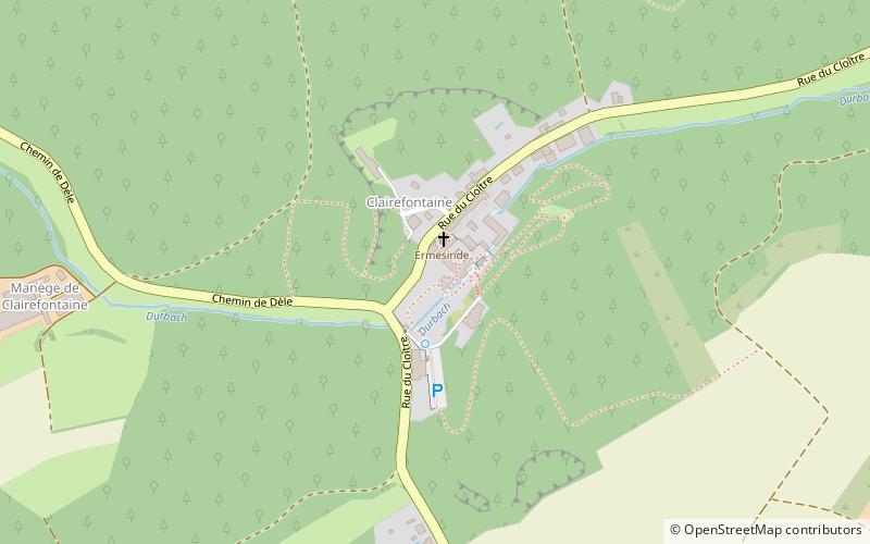 Clairefontaine Abbey location map