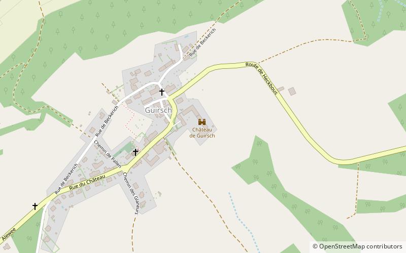 Guirsch Castle location map