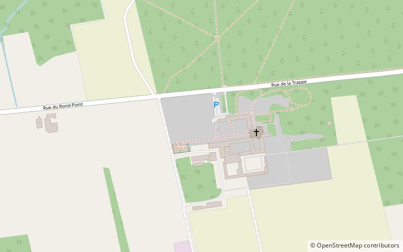 Scourmont Abbey location map