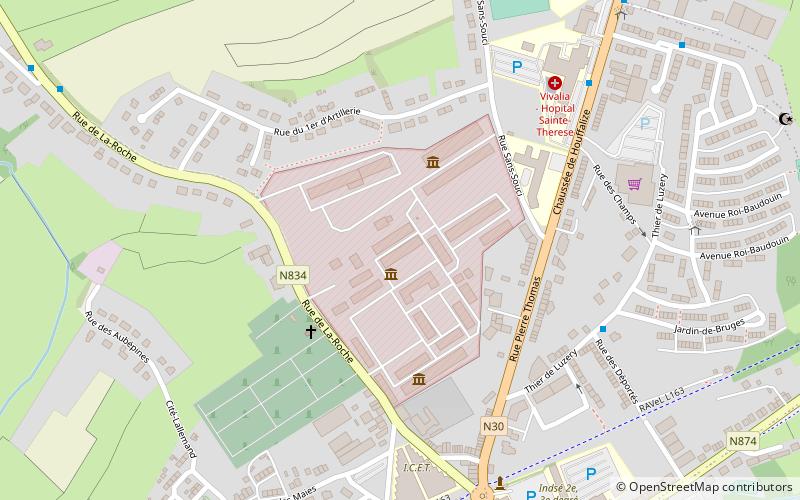 bastogne barracks location map