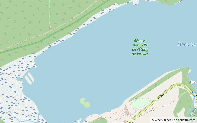 Lac de Virelles location map
