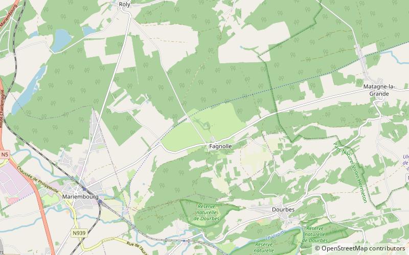 Zamek Fagnolle location map