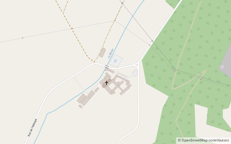 Rochefort Abbey location map
