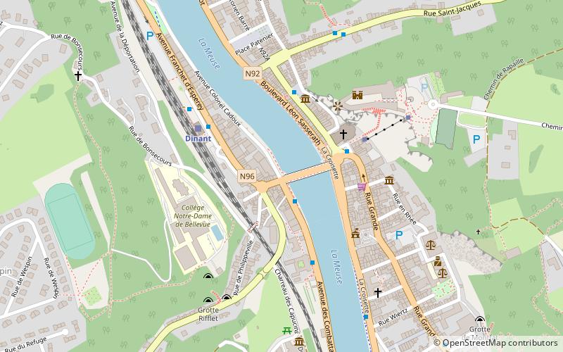 Pont Charles de Gaulle location map
