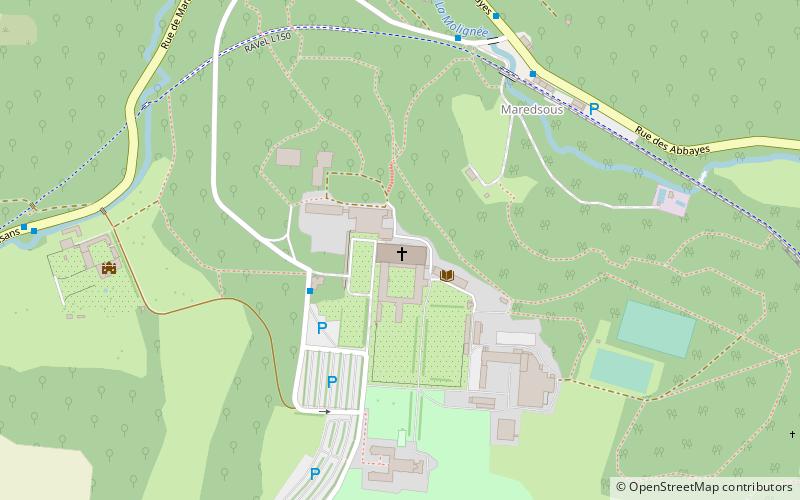 Abtei Maredsous location map