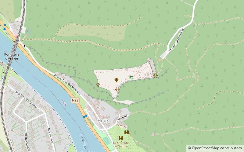 Poilvache Castle location map