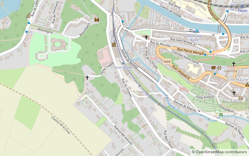 ASVi: Tramway historique Lobbes-Thuin location map