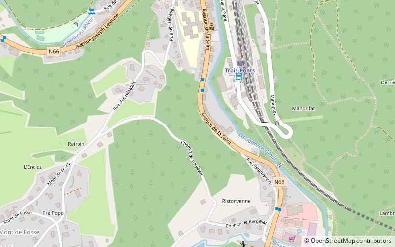 Trois-Ponts location map