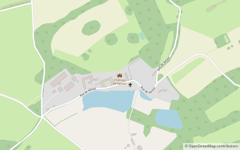 chateau de vervoz location map