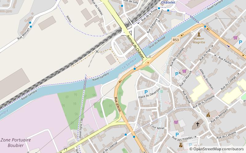 Châtelet location map