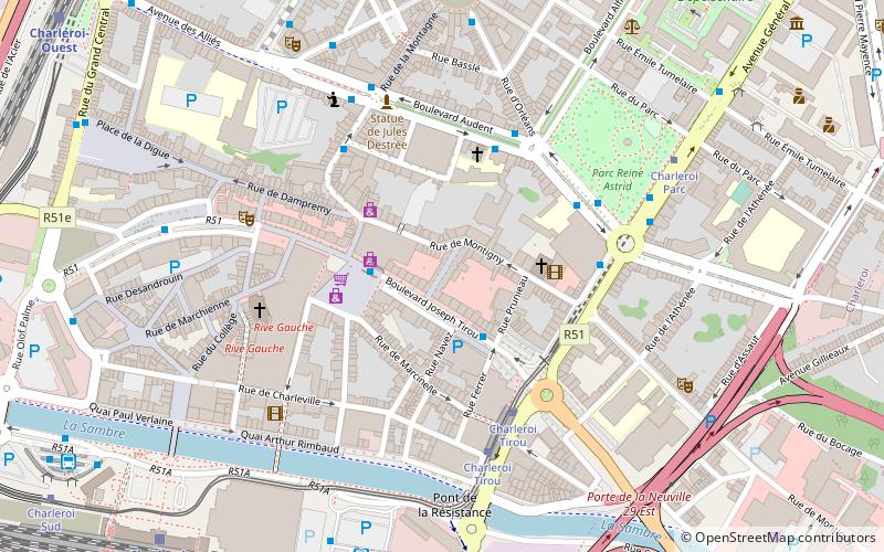 galerie bernard charleroi location map