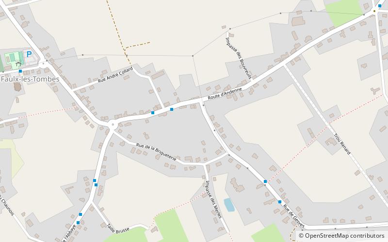 Château de Faulx-les-Tombes location map