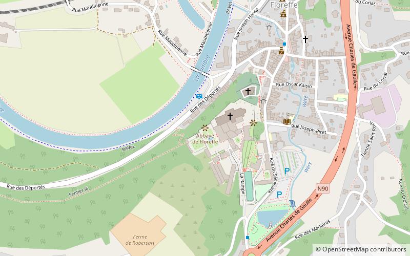 Abbaye de Floreffe location map