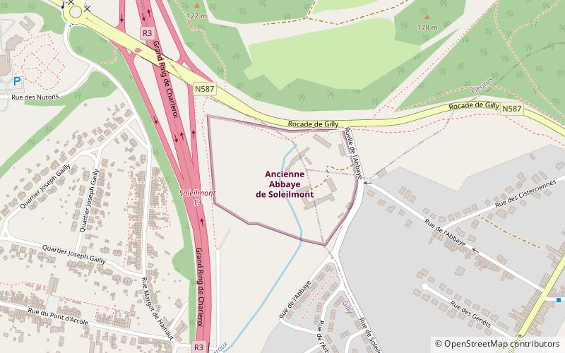 Abadía de Soleilmont location map