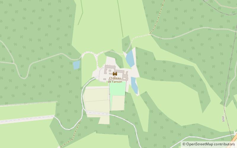 Fanson Castle location map