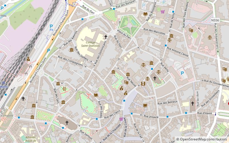 mont de piete musee du doudou mons location map