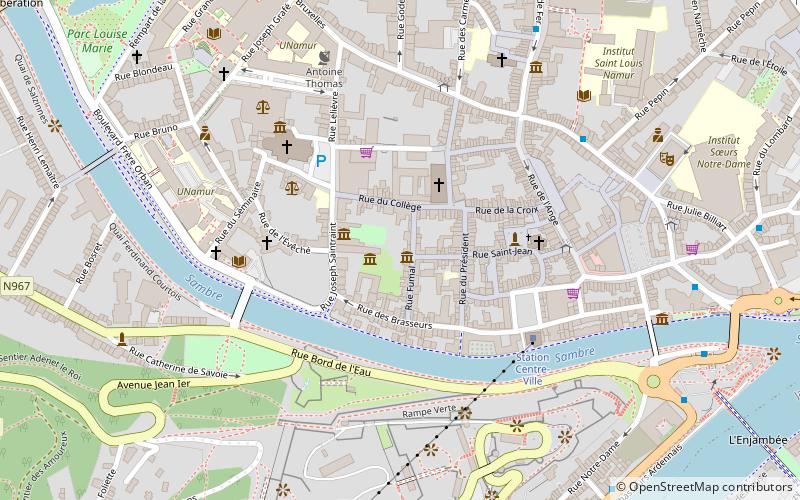 Musée Félicien Rops location map