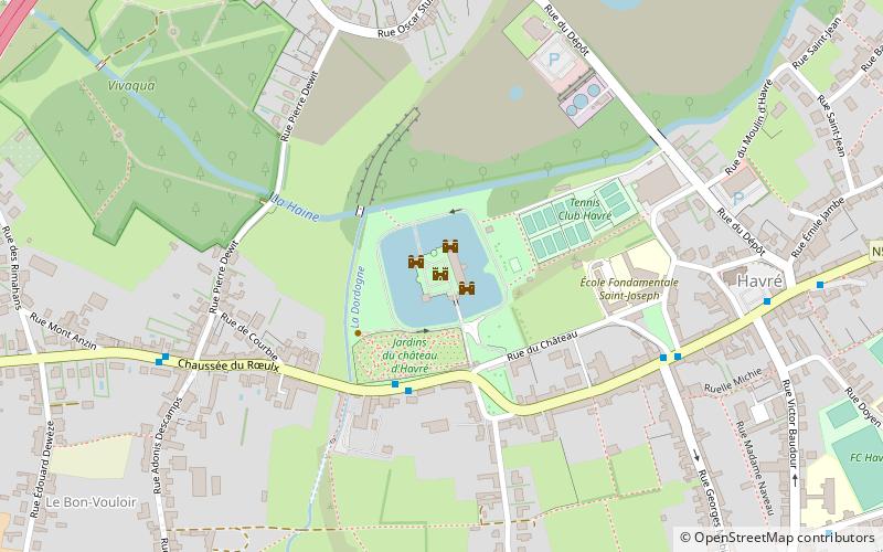 Schloss Havré location map