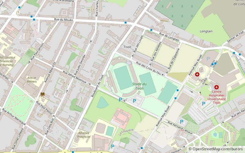 Stade du Tivoli location map