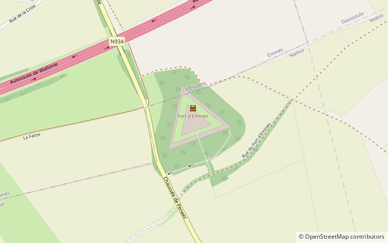 Fort d'Émines location map