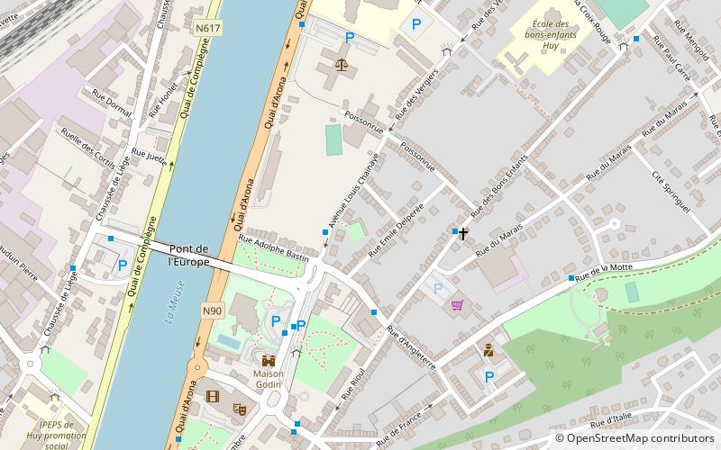 neumoustier abbey huy location map