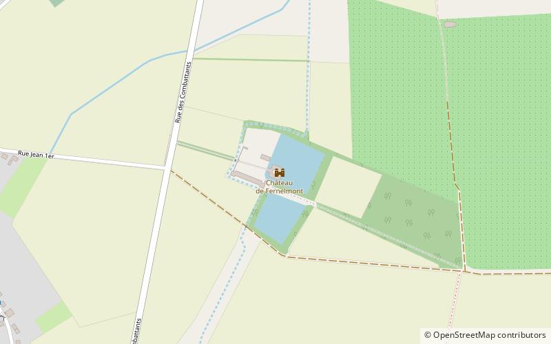 Fernelmont Castle location map