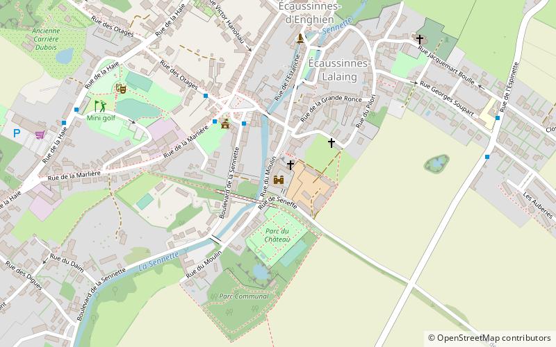 Écaussinnes-Lalaing Castle location map